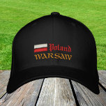 Boné Varsóvia e moda Polônia / Bandeira Polonesa<br><div class="desc">Chapéus bordados: Polônia e Varsóvia,  beisebol de moda da bandeira polonesa / chapéus de caminhoneiro para patriotas da Polska - Ame o meu país,  viagem,  fãs de férias / esportes</div>