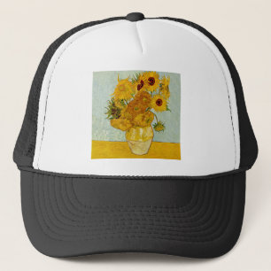 Boné Vaso de Girassóis de Vincent Van Gogh