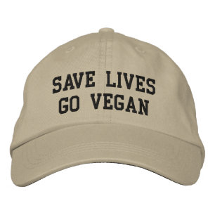 Boné Vegan Baseball (texto preto)