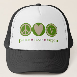 Boné Vegan do amor da paz
