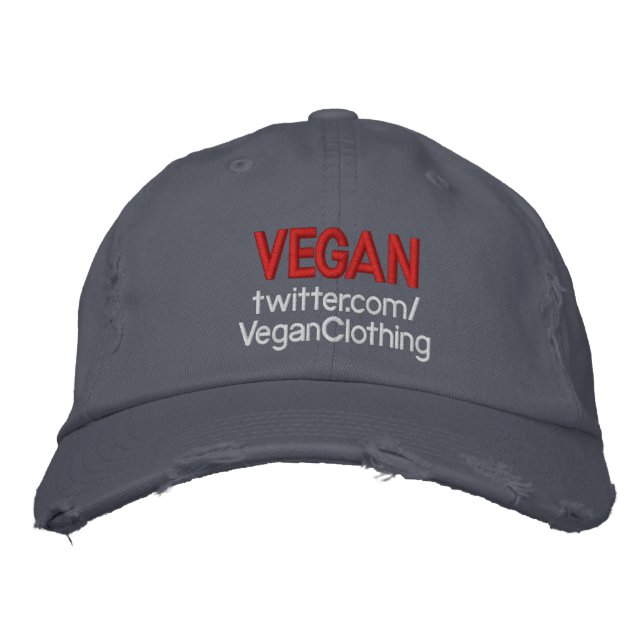 Boné VEGAN Tweitter em dificuldades (Frente)