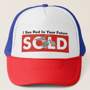 Boné Vejo Vermelho no Seu Futuro Vermelho Imóveis Vendi