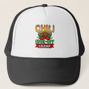 Boné Vencedor da competição Chili Cook Off Champ