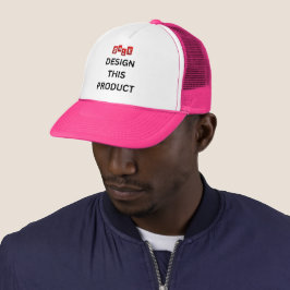 Boné VENDA! Trucker Hat - Rosa - Personalizar