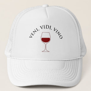 Boné Veni, Vidi, Vino Engraçado Furioso Fora Latina
