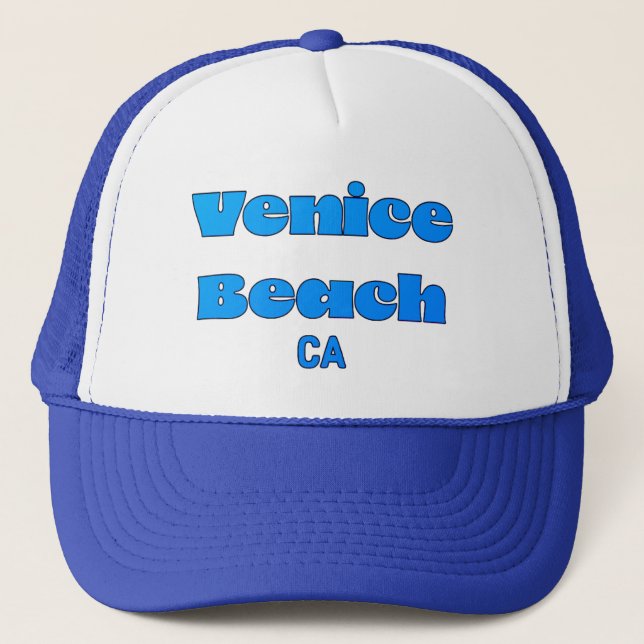 Boné Venice Beach CA azul (Frente)