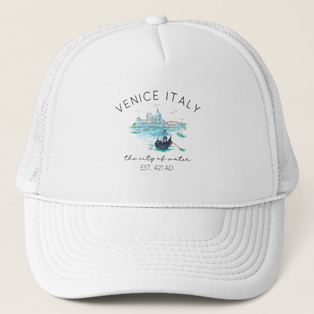 Boné Venice Italy Vacation Souvenir (Frente)