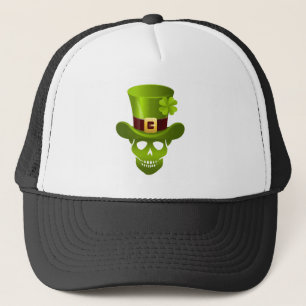 Boné Verde 4 Shamrock Skull E Green Hat