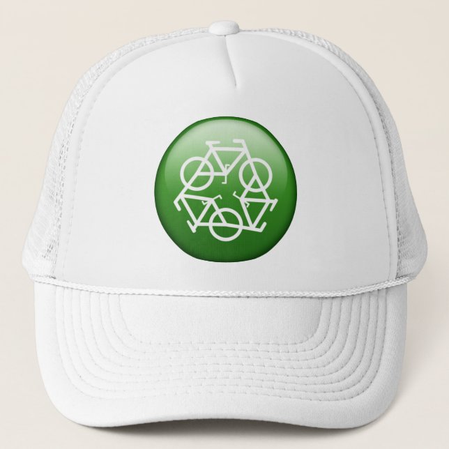 Boné Verde de ReBicycle (Frente)