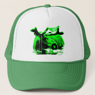 Boné verde dos alces