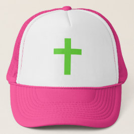 Boné Verde limão Cross Trucker Hat