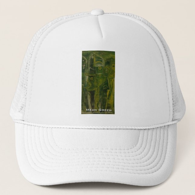 Boné verde médio (Frente)