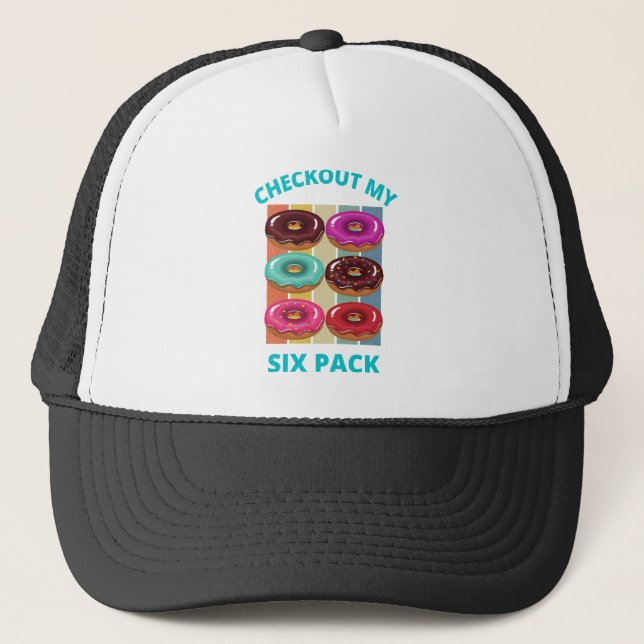 BONÉ VERIFIQUE MINHAS SEIS ROSQUINHAS DE PACOTE (Frente)