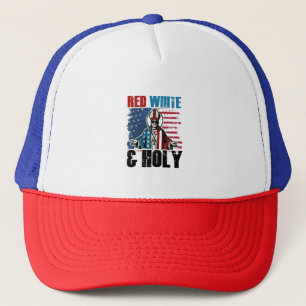 Boné Vermelho Branco e Santo Papa Leão XIV, 4 de Julho
