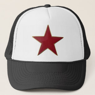 Boné vermelho da estrela