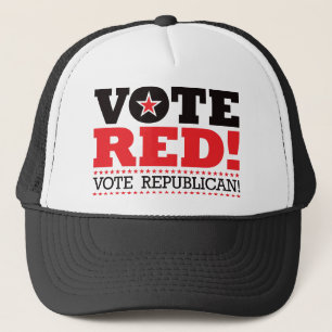 Boné Vermelho do voto! Republicano do voto!