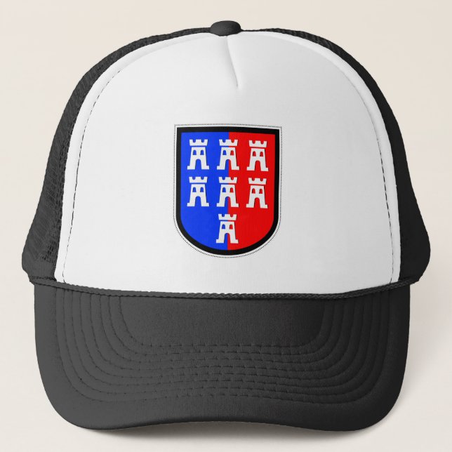 Boné Vermelho e Azul, tem que ser (Frente)