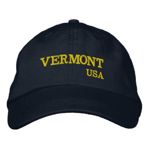 Boné Vermont EUA Embroiderou Hat