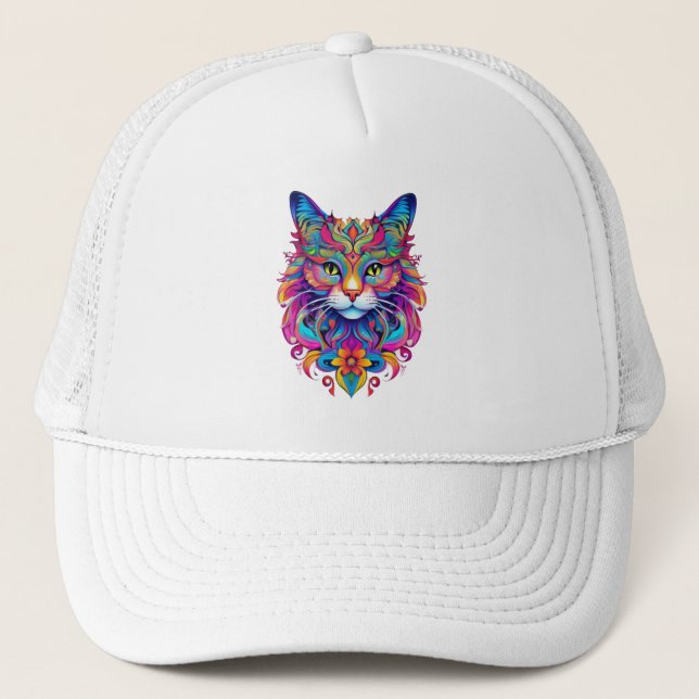 Boné Vetor Cat Trucker Hat (Frente)