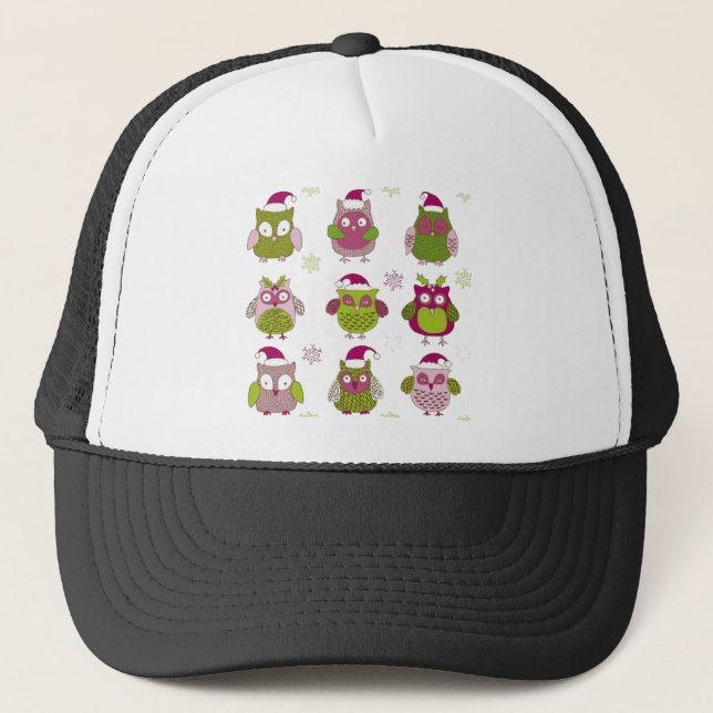 Boné vetor fofo de cartoon de natal (Frente)