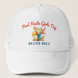 Boné Viagem de Garotas para o Destino de Festa Final Mé