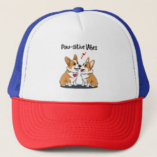 Boné Vibes Corgis Apaixonados