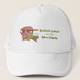 Boné Vibes de salva-vidas rosa para o fim de semana de 