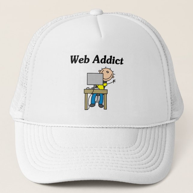 Boné Viciado em Internet (Frente)