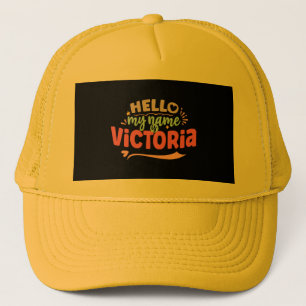 Boné Victoria - meu nome é Victoria