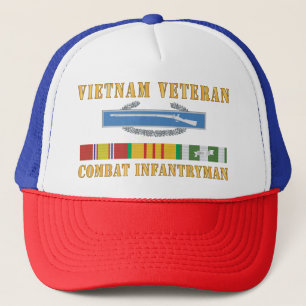 Boné Vietnã - Cbt Infantryman w CIB VN SVC