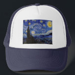 Boné Vincent Van Gogh - A noite de Starry<br><div class="desc">A Noite Estrelada / La nuit etoilee - Vincent Van Gogh em 1889</div>