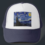 Boné Vincent Van Gogh - A noite de Starry<br><div class="desc">A Noite Estrelada / La nuit etoilee - Vincent Van Gogh em 1889</div>