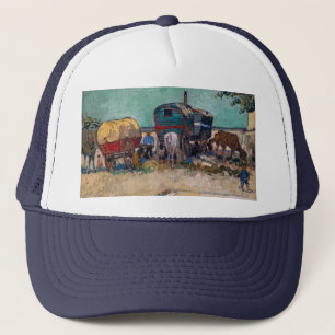 Boné Vincent van Gogh - Caravanas, Acampamento Cigano p