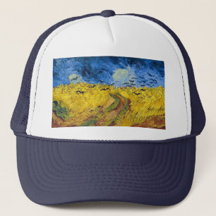Boné Vincent van Gogh - Wheatfield com Crows