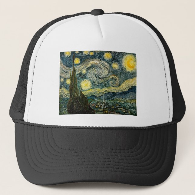Boné Vincent van Gogh's The Starry Night (1889) (Frente)