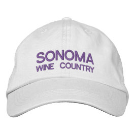 Boné Vinho Sonoma País Hat Ajustável