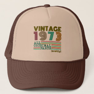 Boné Vintage 1970 - Todas as peças originais (na sua m