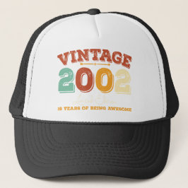 Boné Vintage 2002, 19 ANOS DE SER INCRÍVEL