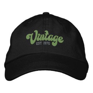 Boné Vintage - Ano Personalizado Estabelecido