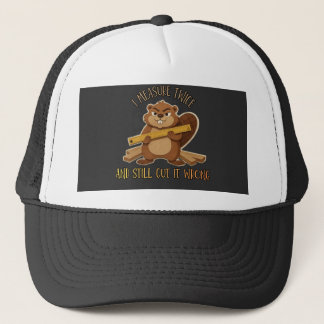 Boné Vintage Beaver Woodworker – Eu Ainda Meço Duas Vez