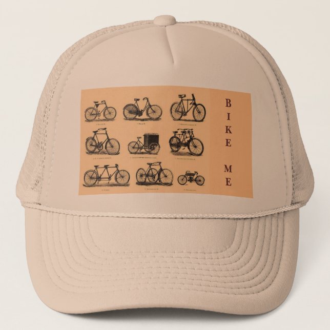 Boné Vintage Bicycle Hat (Frente)
