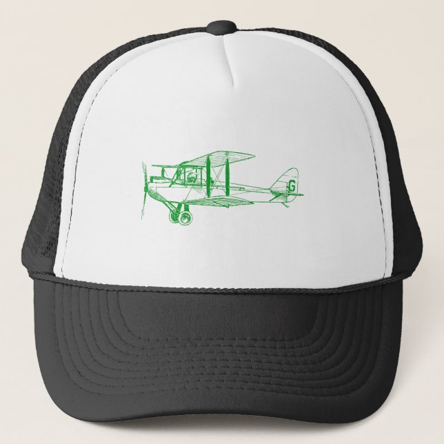 Boné Vintage Biplane - Grass Green (Frente)