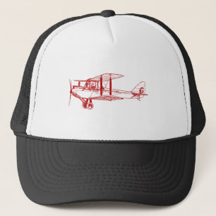 Boné Vintage Biplane - Ruby Red