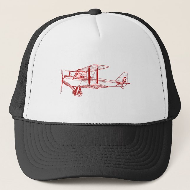 Boné Vintage Biplane - Ruby Red (Frente)