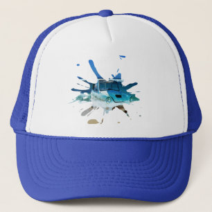 Boné Vintage Classic Car Beachy Pop Art,