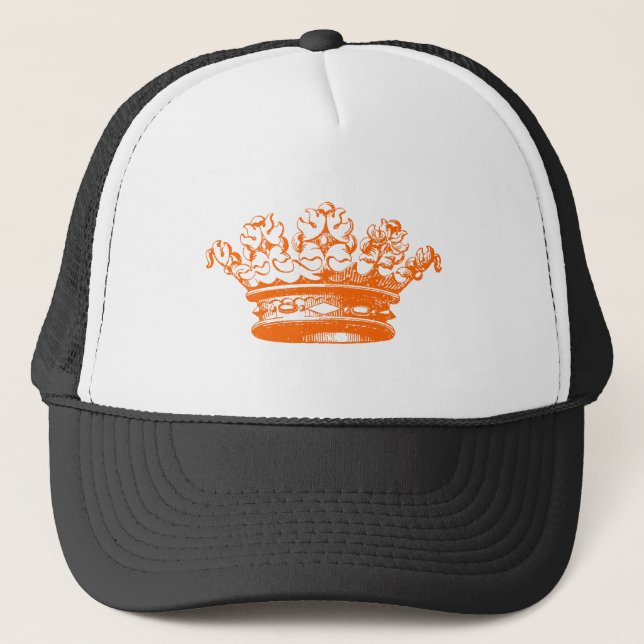 Boné Vintage Crown - Laranja (Frente)