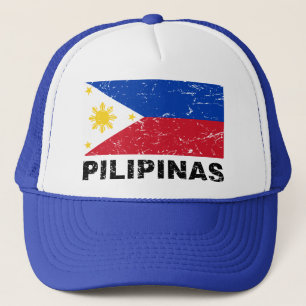 Boné Vintage da bandeira de Filipinas