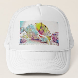 Boné Vintage Desenho T-Shirt Pink Yellow Seashell