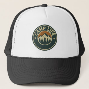 Boné Vintage em "Camp Life" Adventure Design