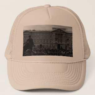 Boné Vintage England London Antiga Guarda Buckingham Pa